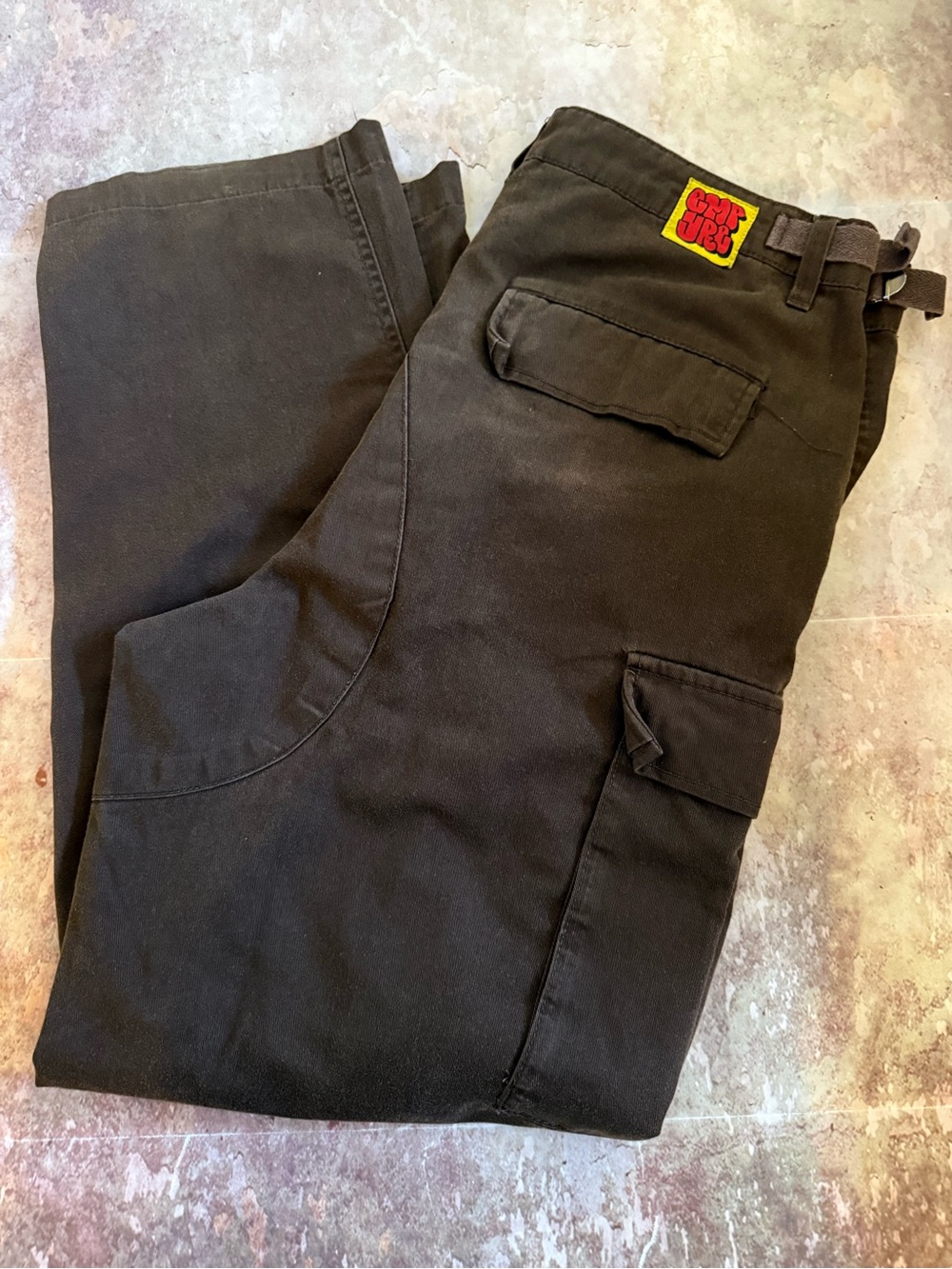 Empyre Brown Relaxed Fit Cargo Skater Pant Size 30